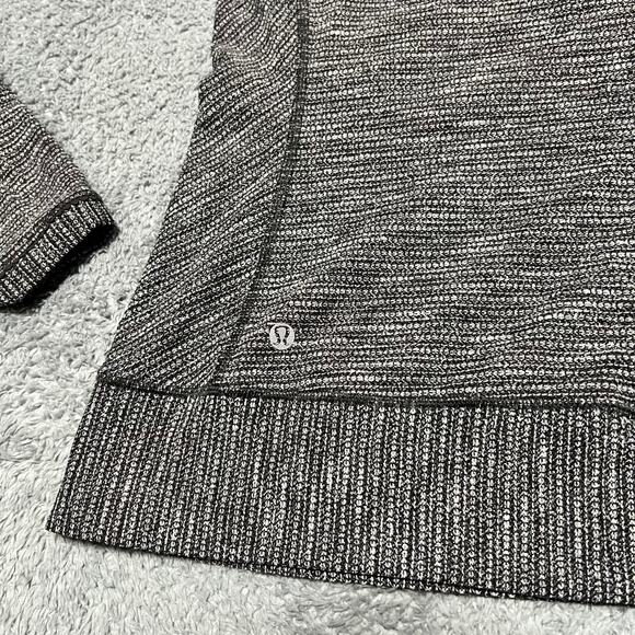 Lululemon Shirt Womens 4 Race Your Pace Black Long Sleeve Running - Picture 4 of 7